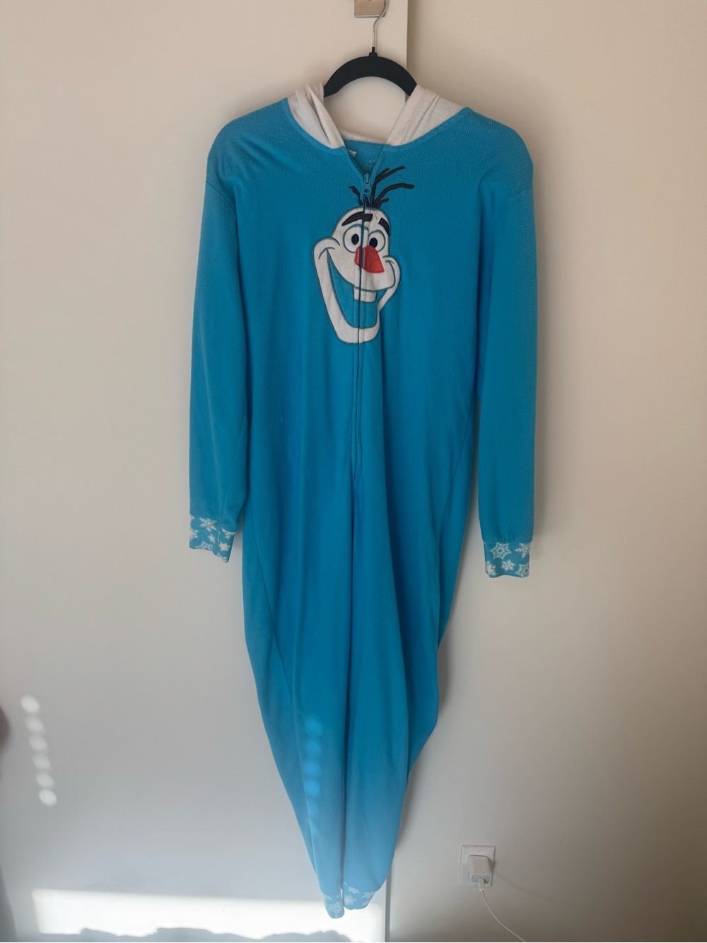 Blue Olaf Hooded Women's Pajama Onesie